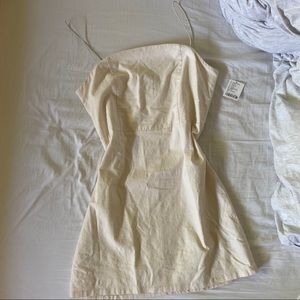 urban outfitters light pink mini dress